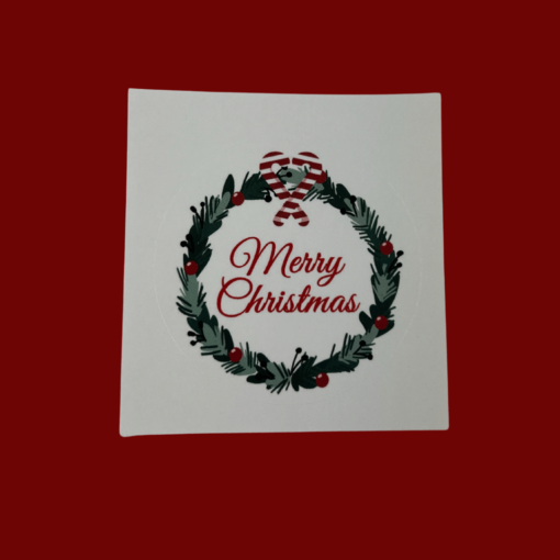 Christmas Wreath Stickers